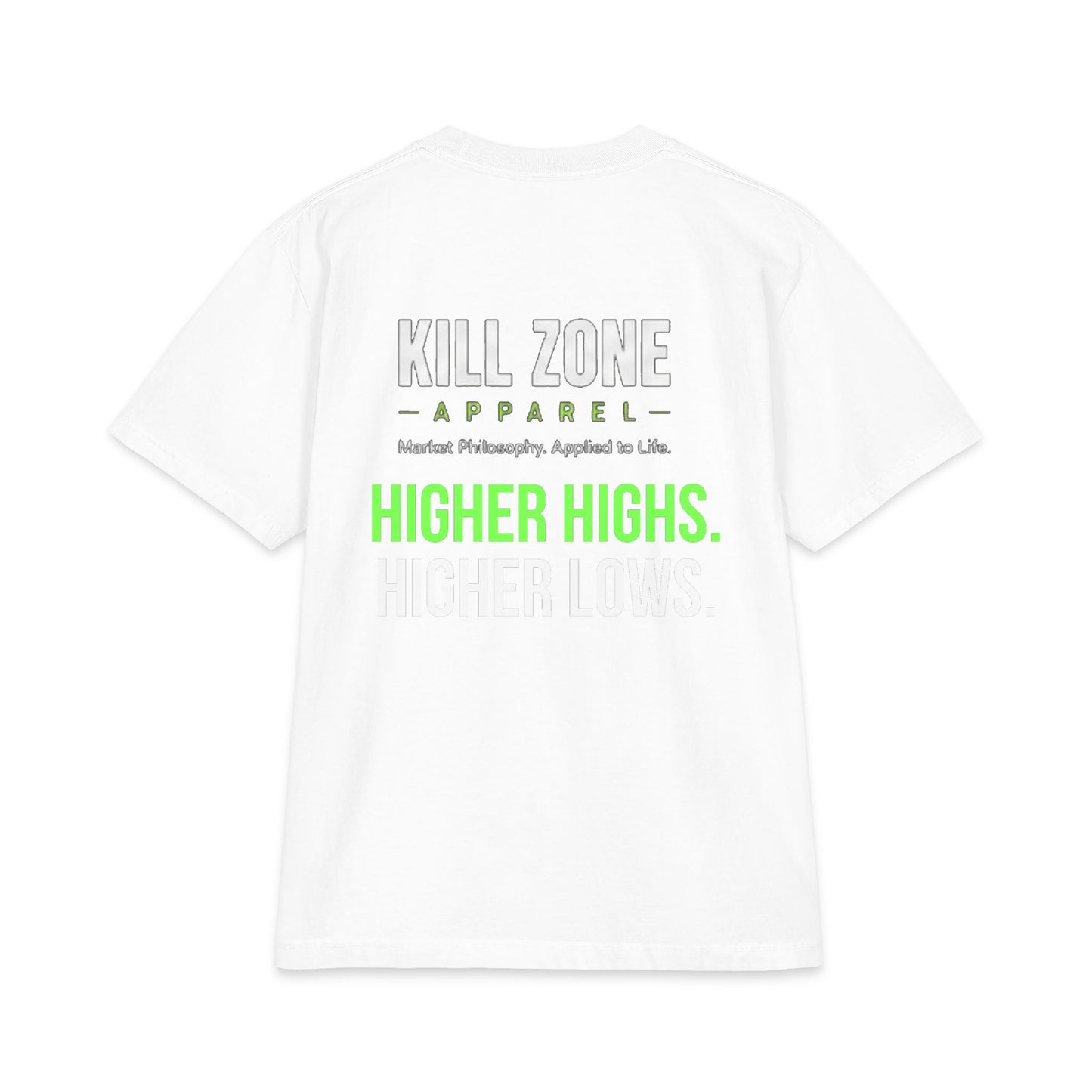Life Is Bullish Graphic Tee — "Life Is BULLISH" Neon Quote Shirt