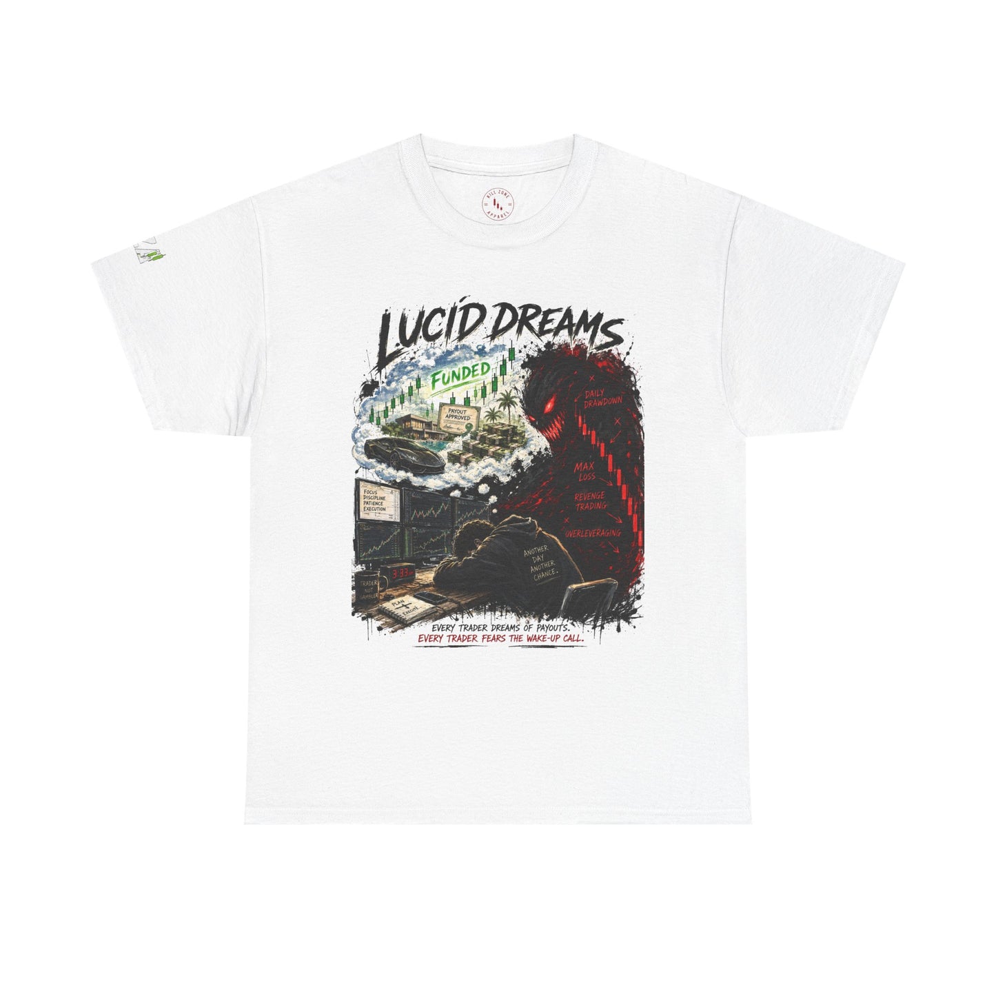 Lucid Dreams Graphic Tee — Surreal Nightmare Horror Shirt