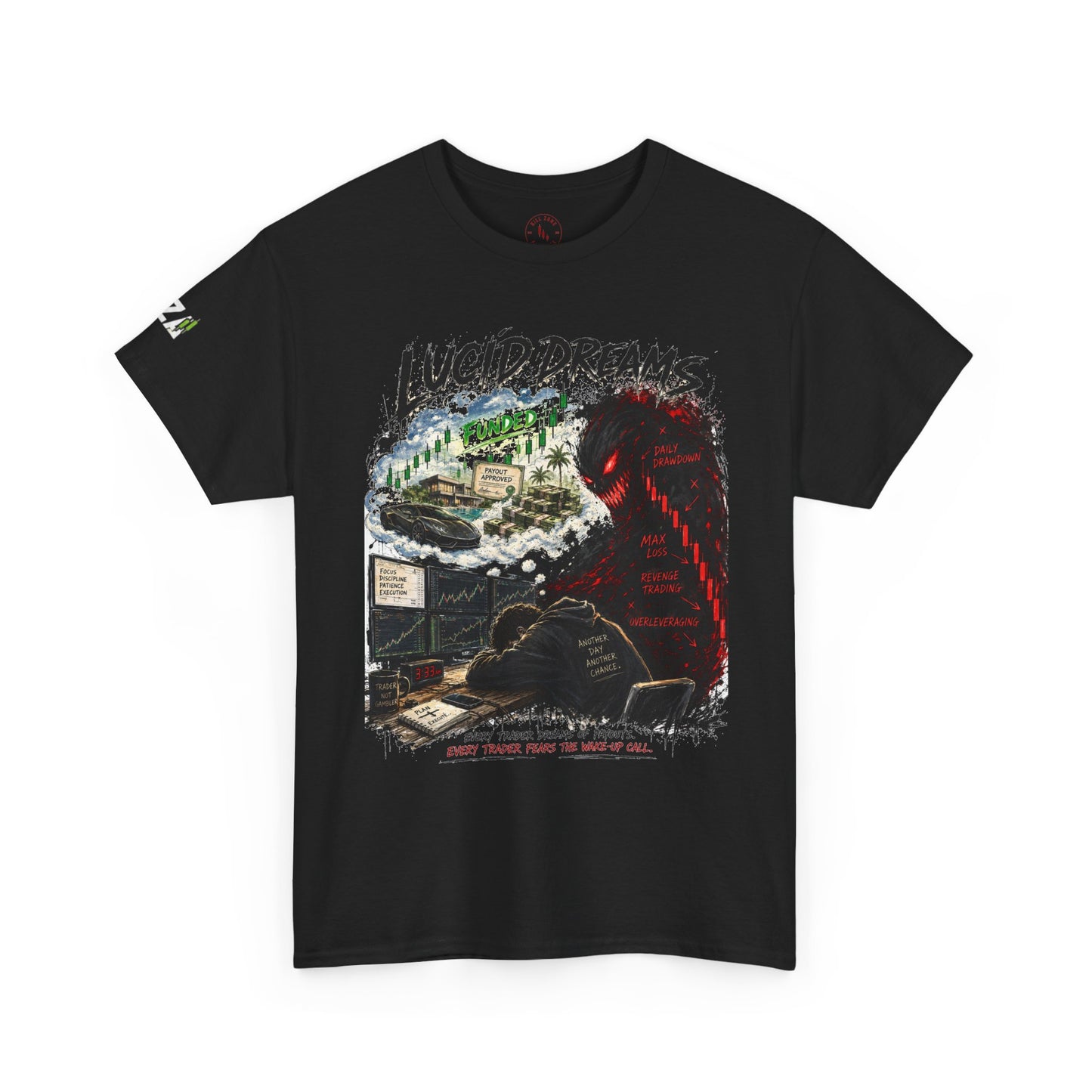 Lucid Dreams Graphic Tee — Surreal Nightmare Horror Shirt